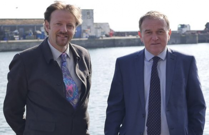 Derek with George Eustice MP