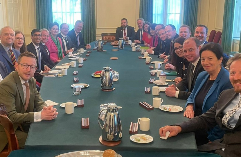 Derek Thomas MP at No 10 Downing Street ahead of the Farm to Fork Summit