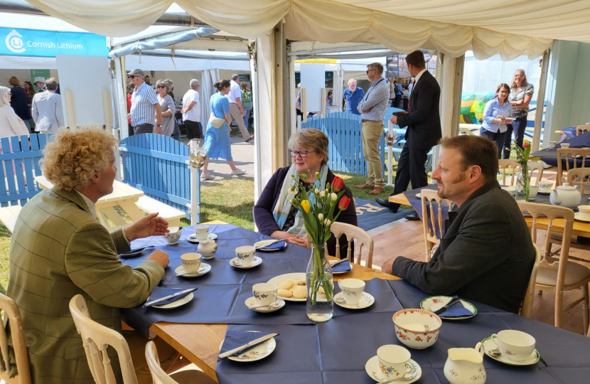 Derek Thomas MP at the Royal Cornwall Show