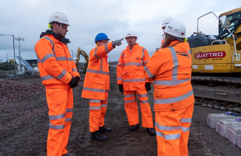 Derek meets representatives of Network Rail and GWR