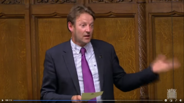 Speaking in the House of Commons about planning