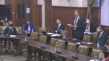 Derek speaks in Westminster Hall