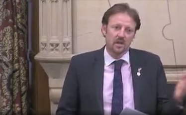 Derek speaks in Westminster Hall